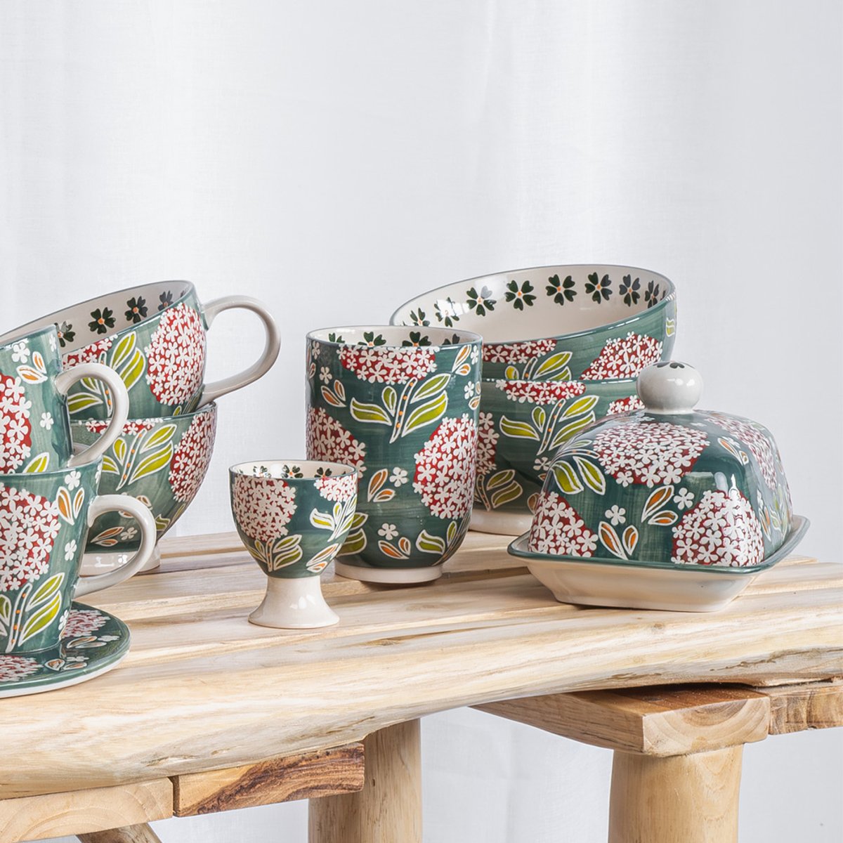 Coffret de 4 grands gobelets multicolore, TABLE PASSION