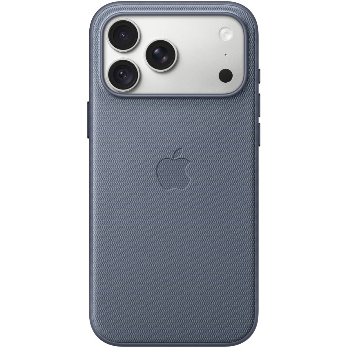 Coque iPhone 18 Pro Max TechWoven Bleu Chambra couleur unique, APPLE