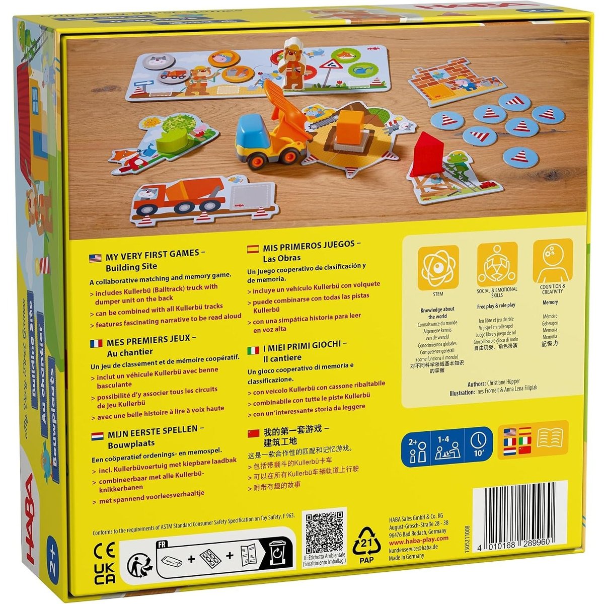 Mes premiers jeux Au chantier jaune, HABA