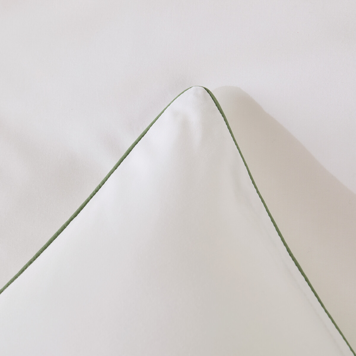 Taie d'oreiller en percale de lyocell et coton, LONA blanc, LA REDOUTE INTERIEURS