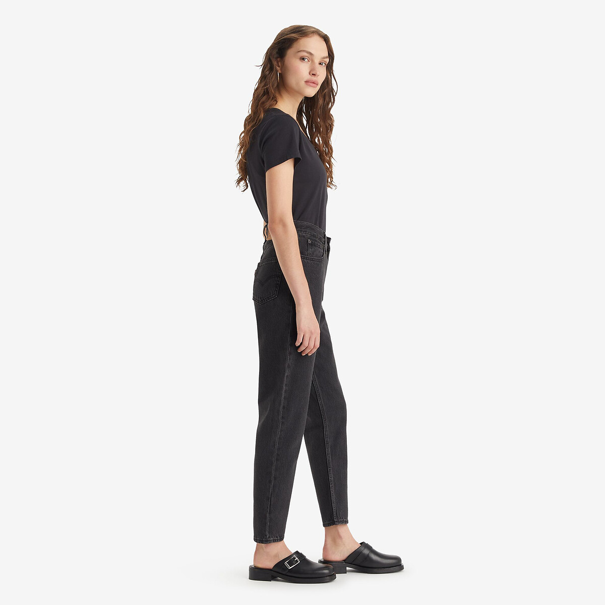 80's Mom Jeans black stonewash, LEVI'S
