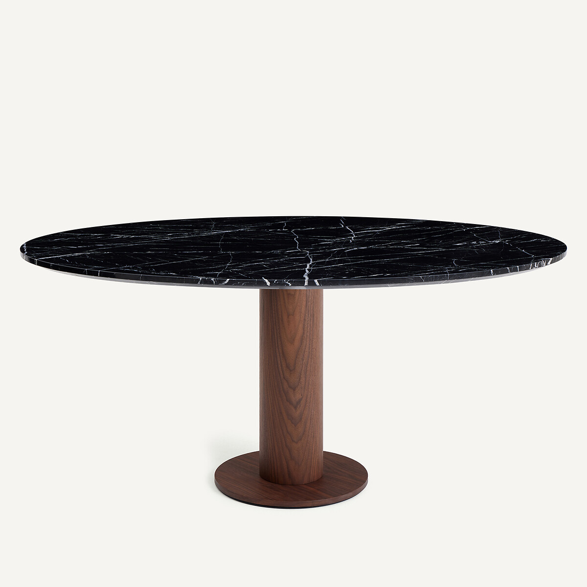 Pied de table plaqué noyer, Talmo noyer, AM.PM