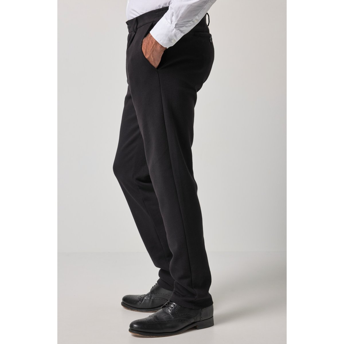 Pantalon NAPLES en jersey noir, JP1880