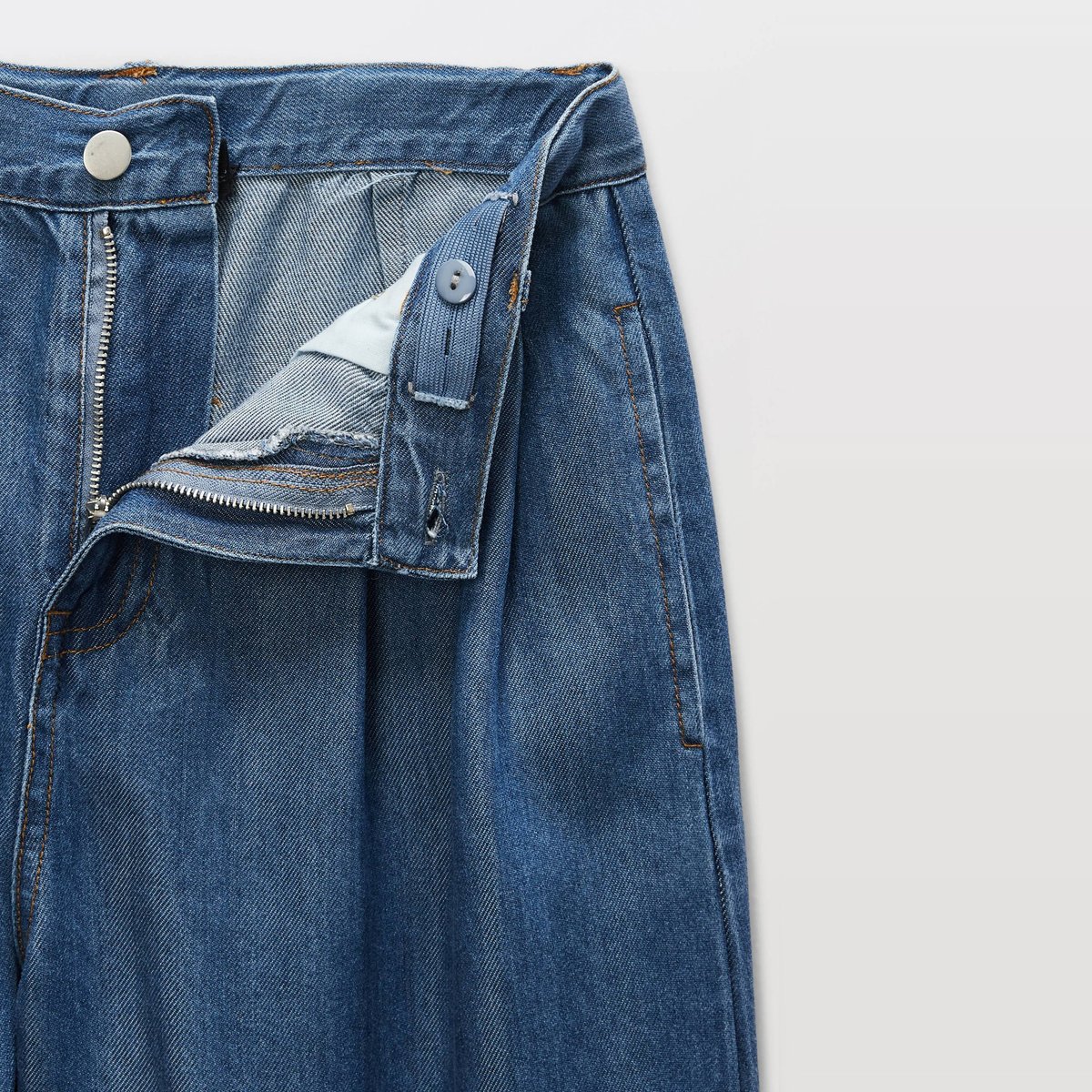 Bermuda en lyocell stone denim, MONOPRIX