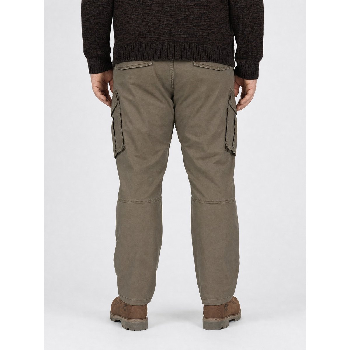 Pantalon cargo coupe droite grandes tailles cooper vert army green, PETROL INDUSTRIES