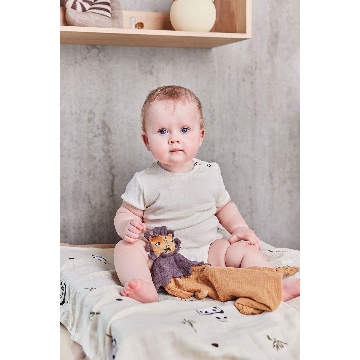 Doudou en coton à thème animalier MINI marron, OYOY LIVING DESIGN