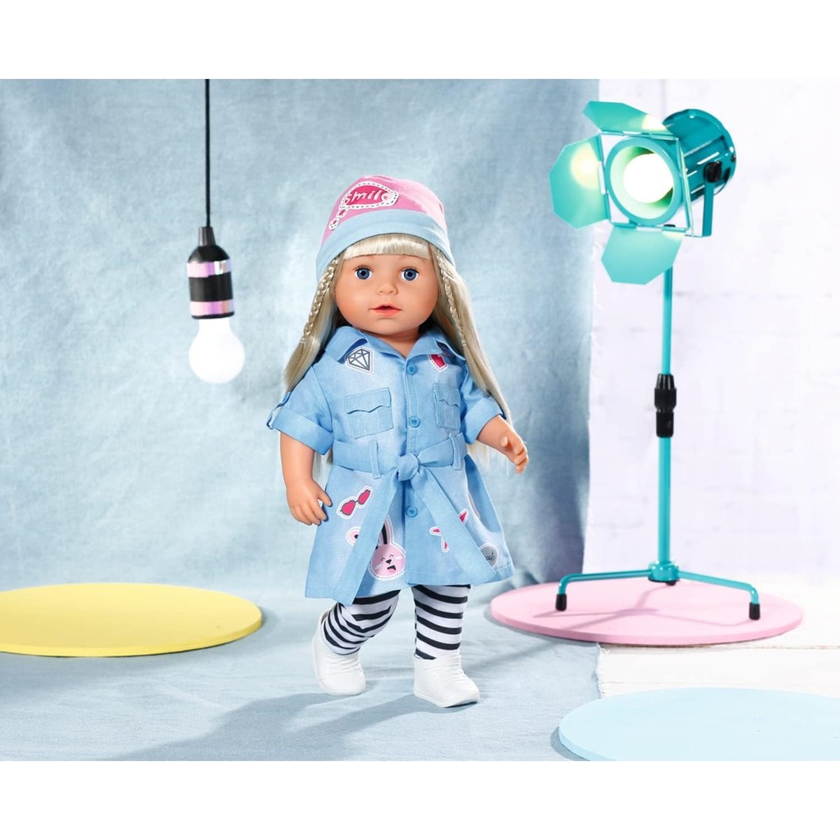 Baby born BABY born Deluxe Robe en jeans pour poupées de 43 cm multicolore, ZAPF CREATION