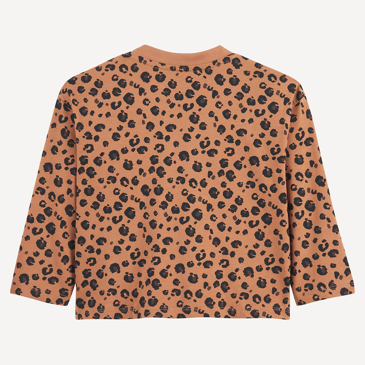 T-shirt manches longues imprimé léopard imprimé léopard, LA REDOUTE COLLECTIONS