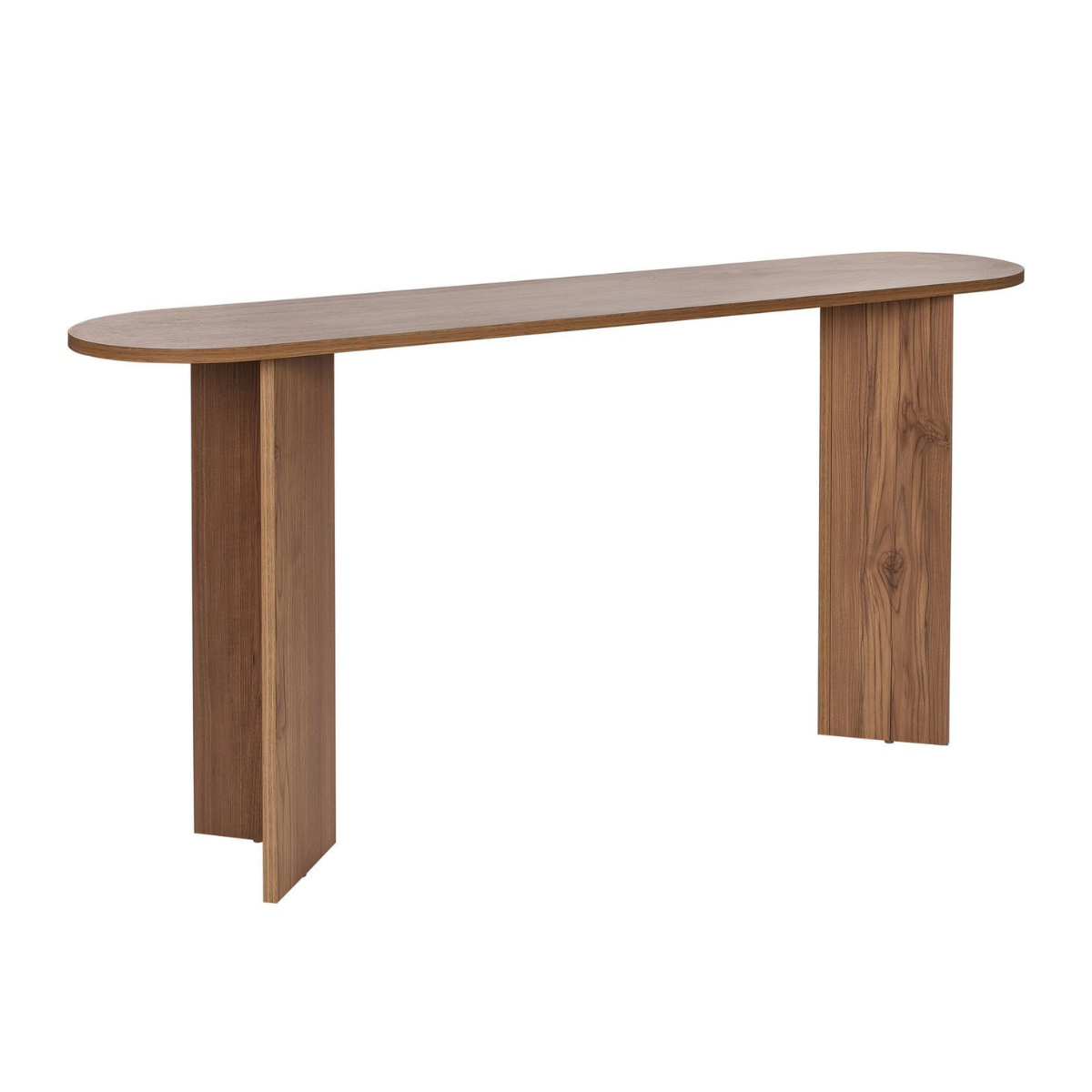 Console avec deux pieds L150 cm - SIRA chêne, CALICOSY