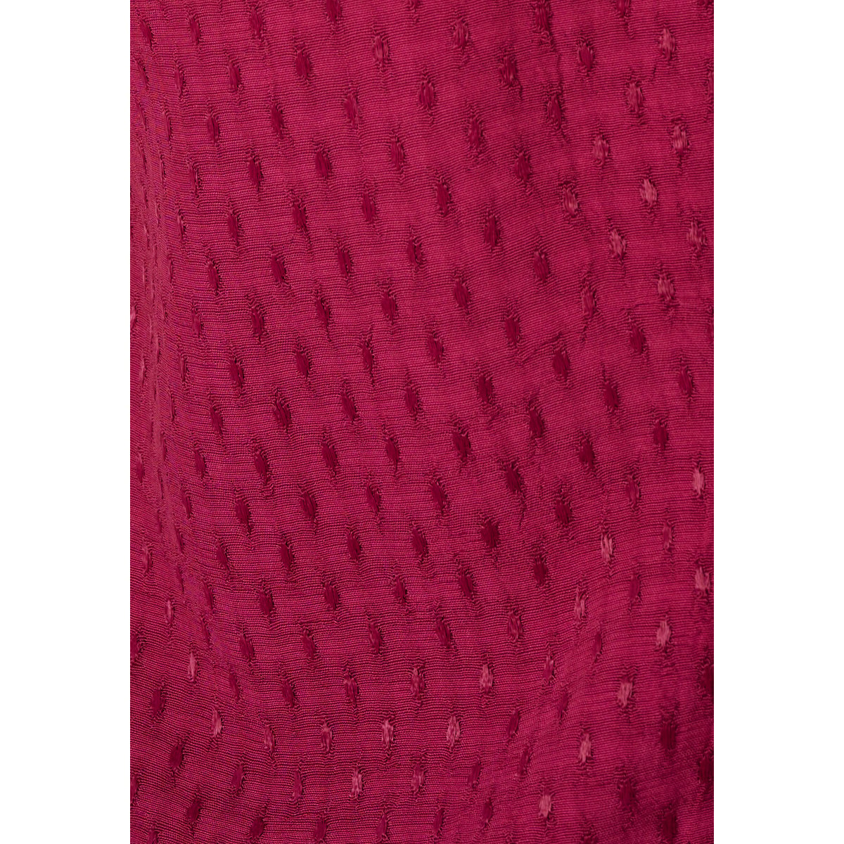 Chemisier jacquard reliéfé violet, DAMART