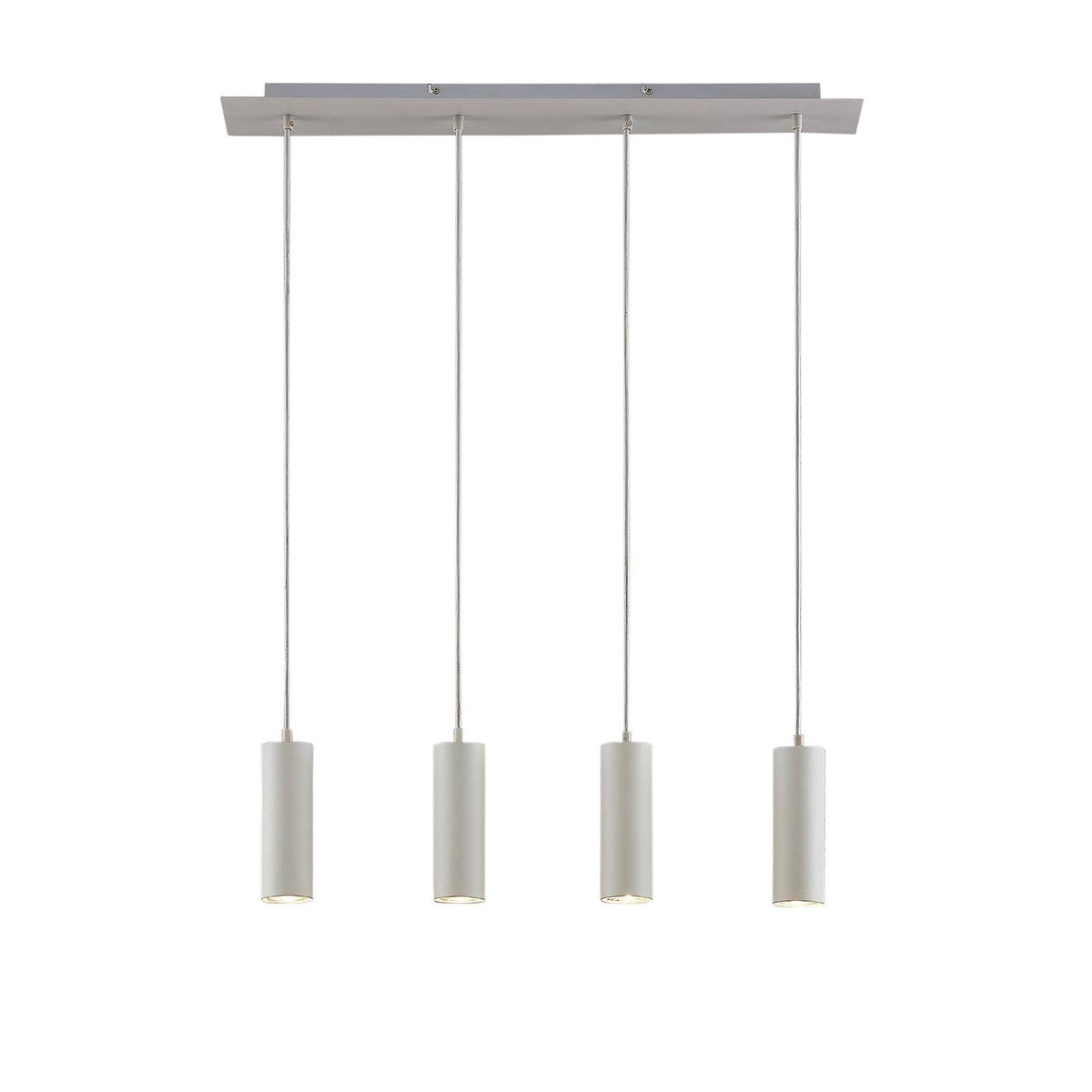 Suspension en métal moderne, Joffrey blanc, LINDBY
