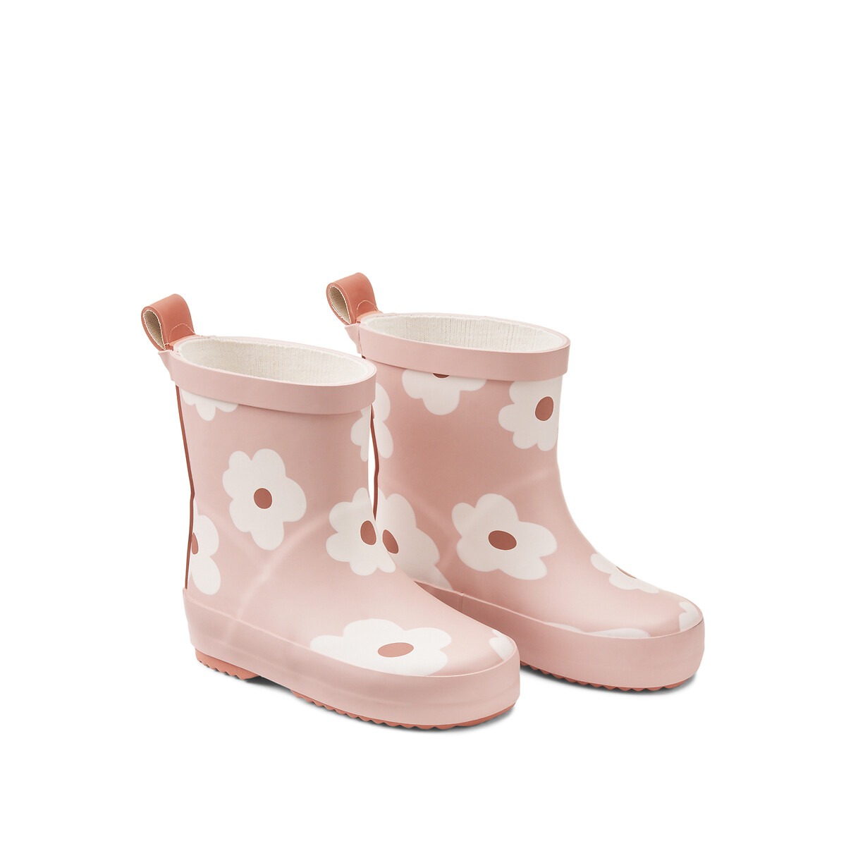 Bottes de pluie motifs fleurs rose, LA REDOUTE COLLECTIONS