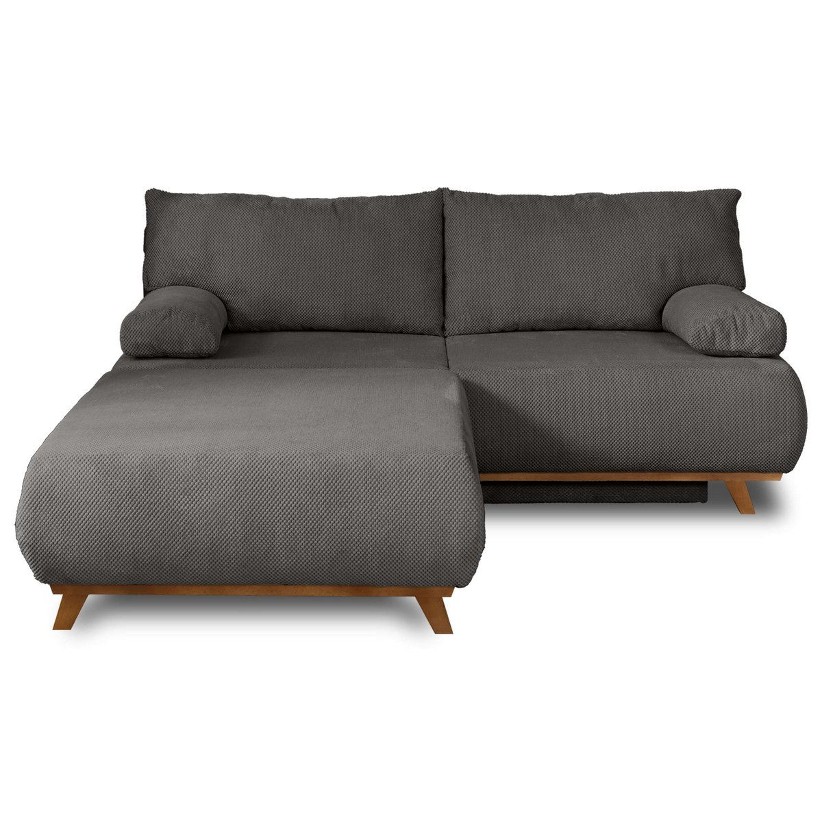 Canapé Convertible 4 places - CRISTAL gris foncé, BEST MOBILIER