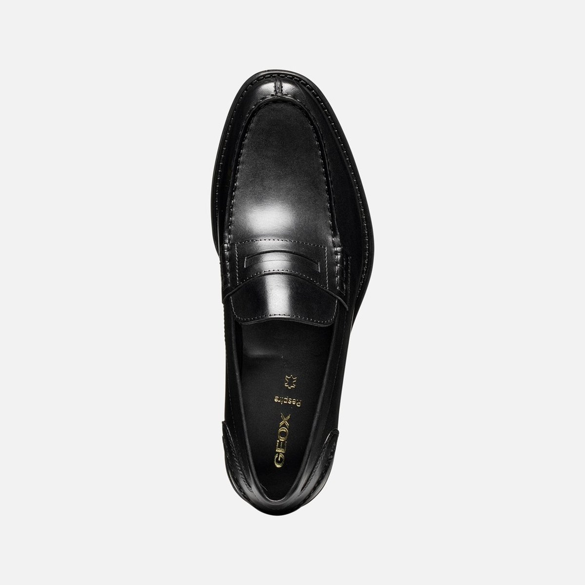 Mocassins U ELLMOOR noir, GEOX