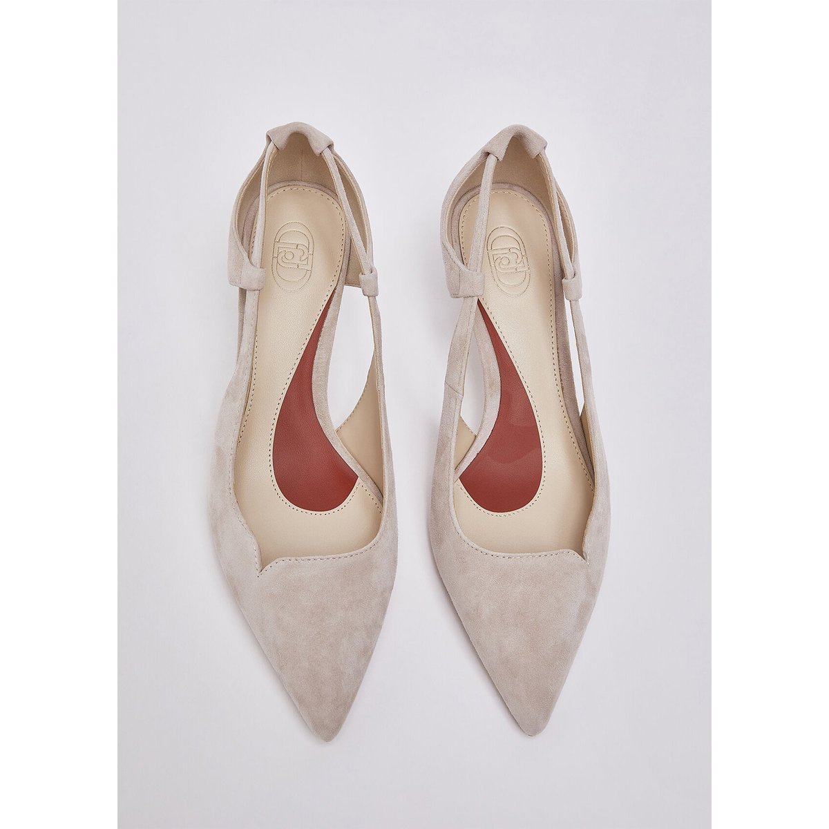 Escarpins en daim blanc, LIU JO