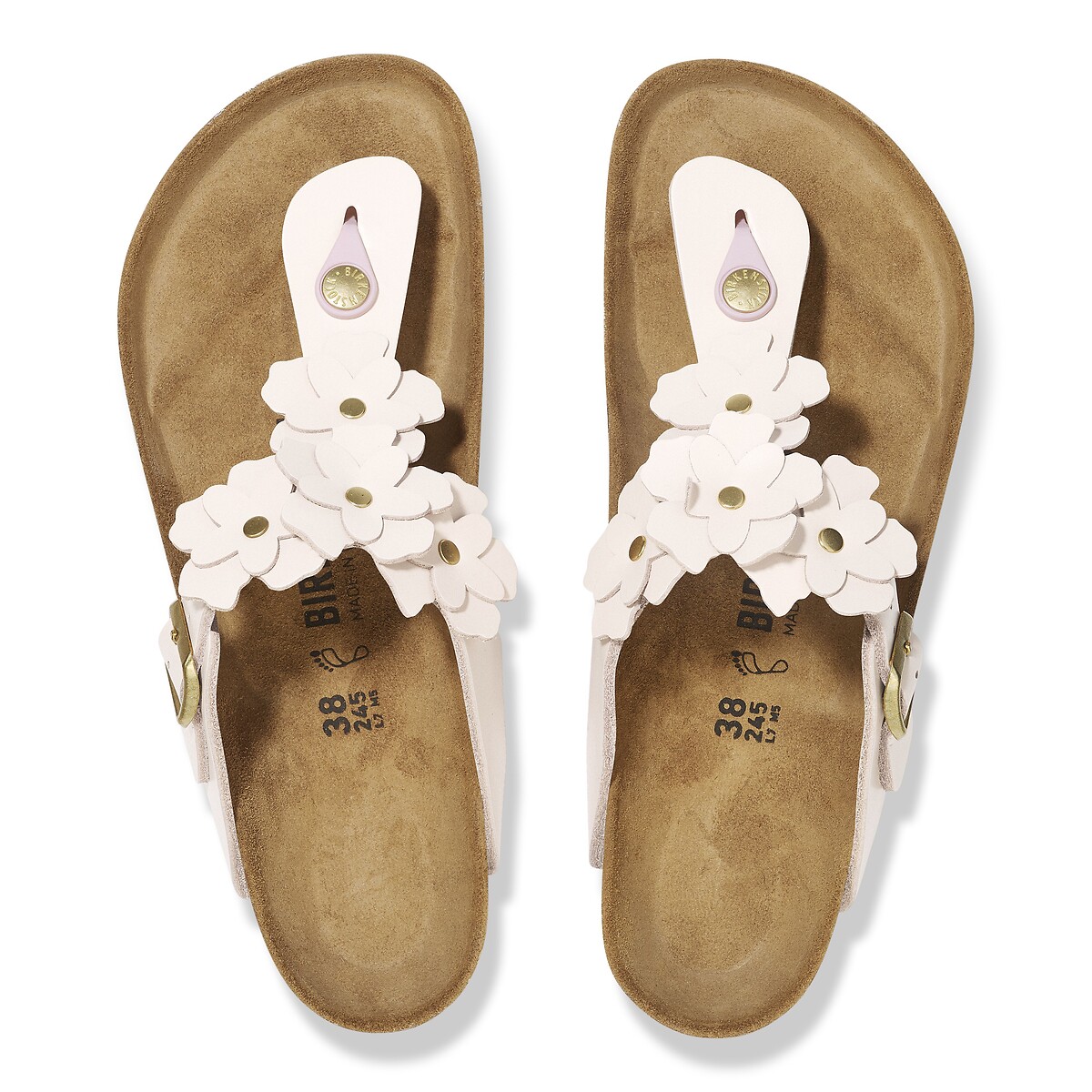 Gizeh Flowers flip flops pink, BIRKENSTOCK