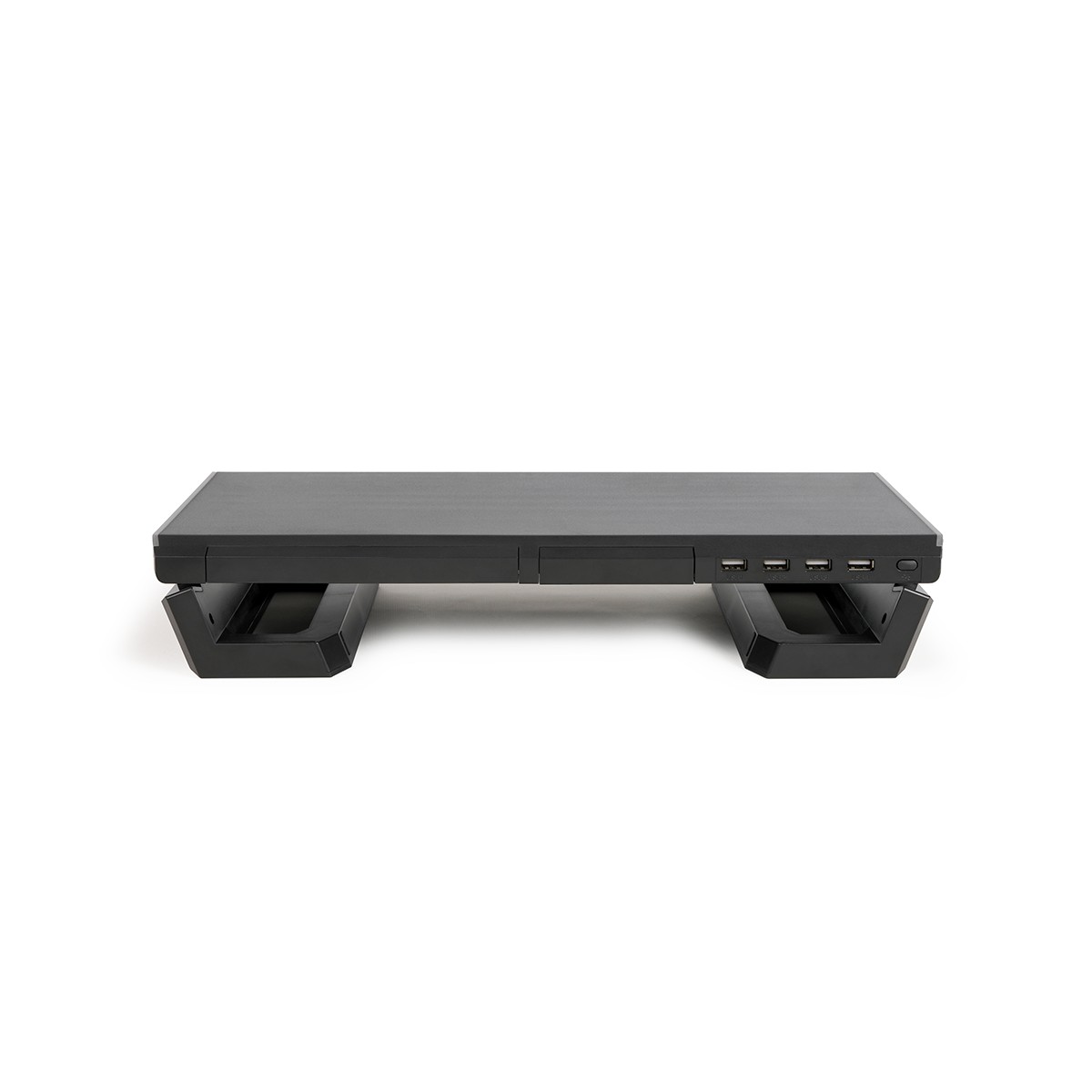 Rehausseur d'ordinateur avec hub noir, LIVOO