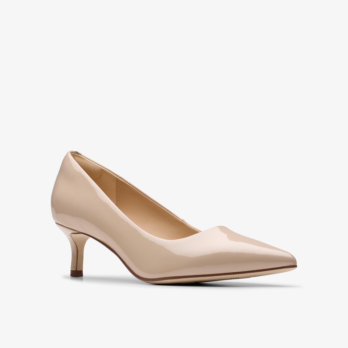 Escarpins Cuir Coupe Large ZAREY COURT noir, CLARKS
