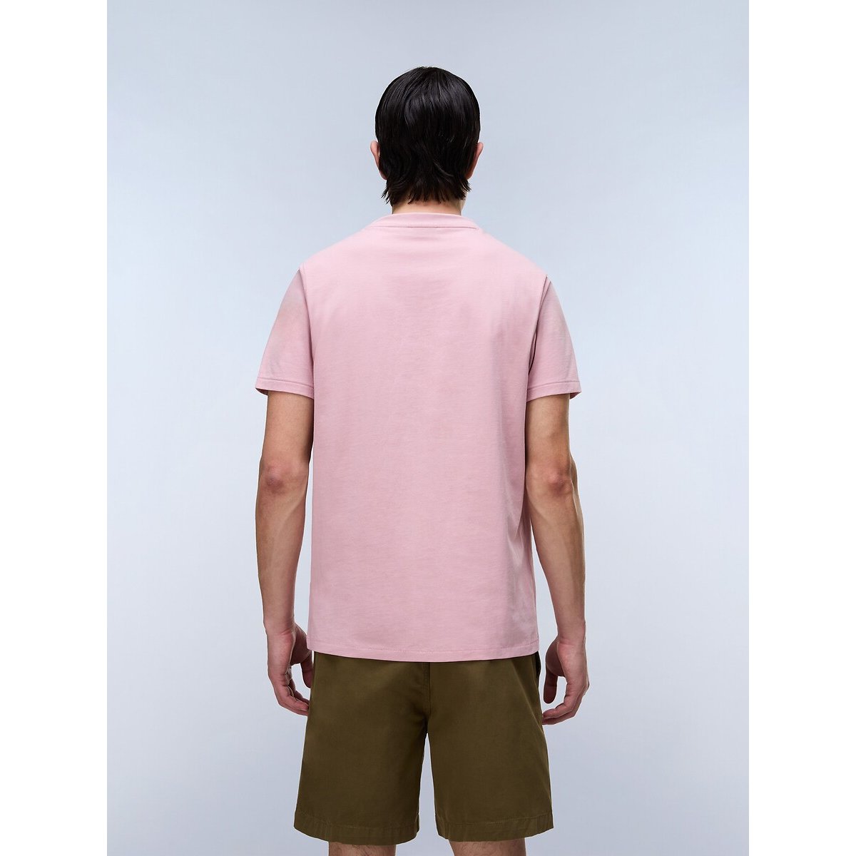 T-shirt a maniche corte con logo sul petto, S-Mahsa rosa, NAPAPIJRI