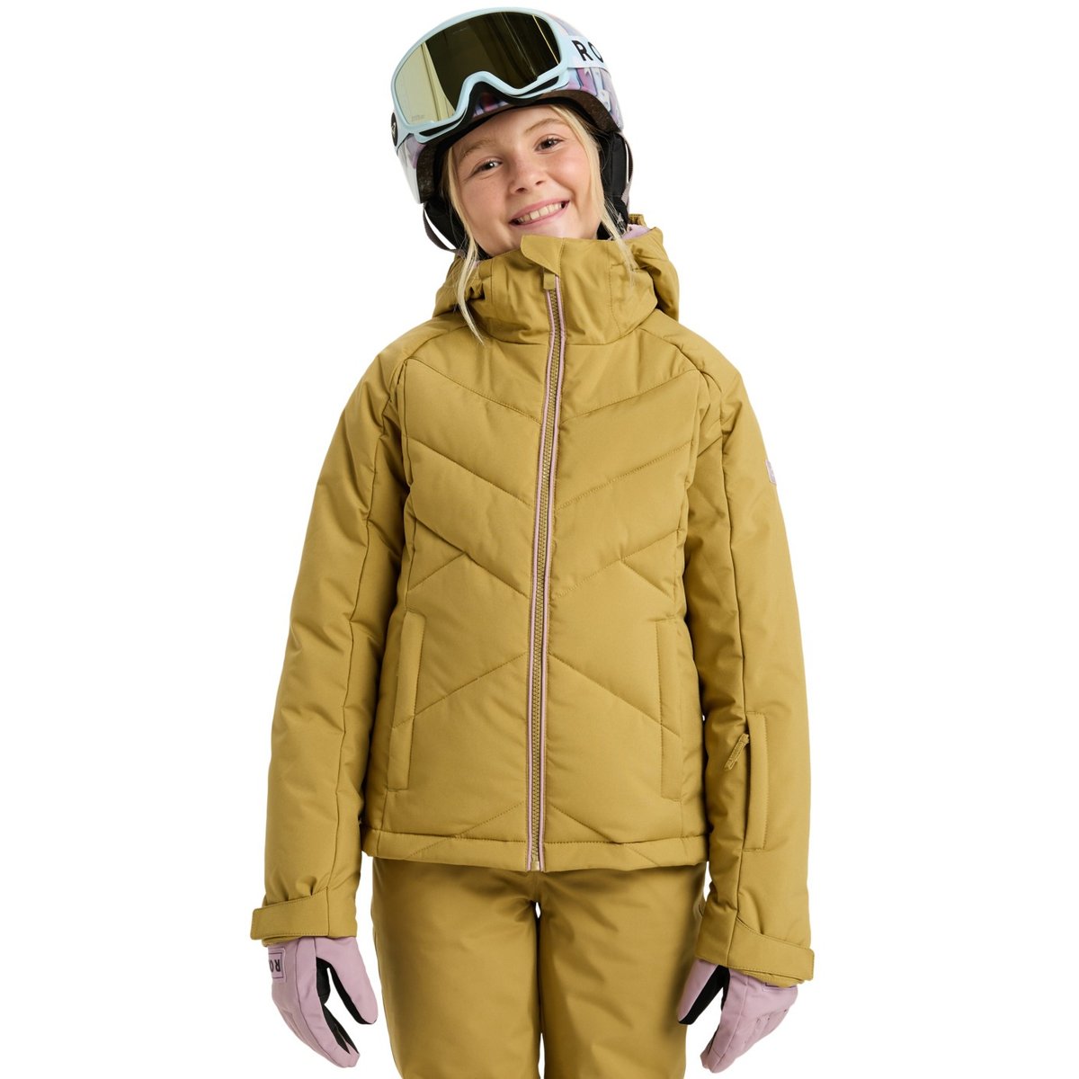 Veste de snow technique SNOWSYLVA. beige fennel seed, ROXY