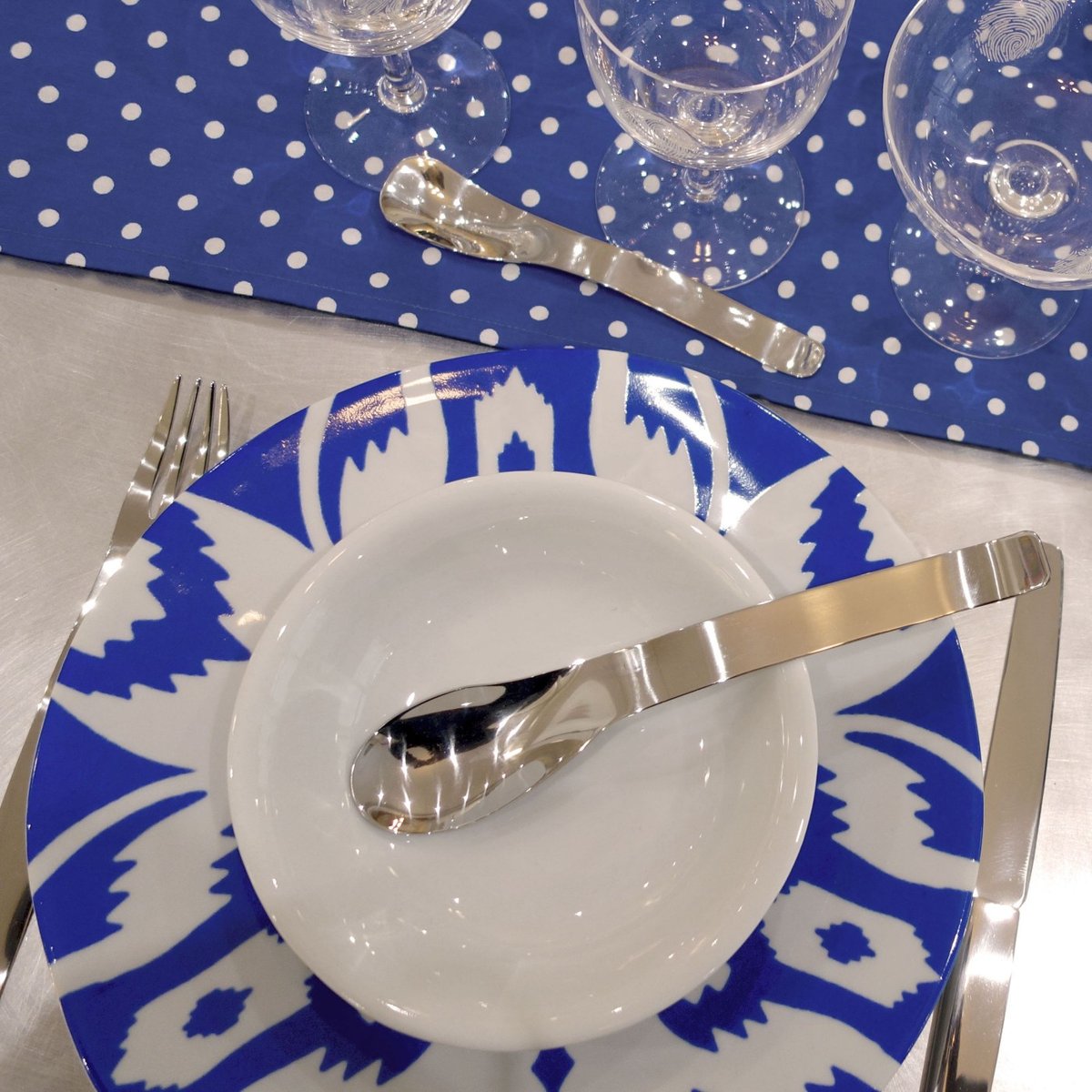 Cuillère à Soupe inox Affamée inox brillant, TSE ET TSE ASSOCIÉES