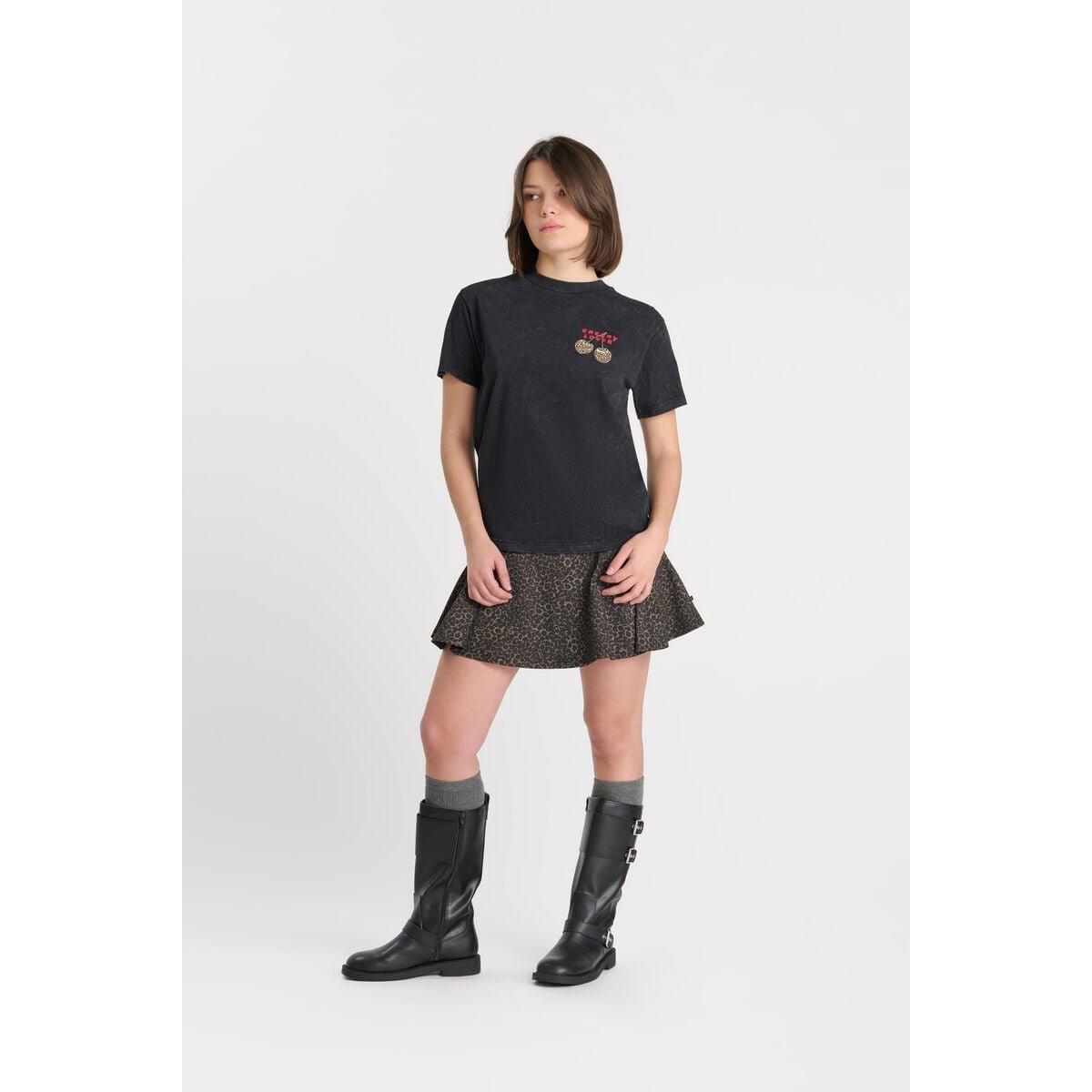 Tee-Shirt ROCKYGI black, LE TEMPS DES CERISES