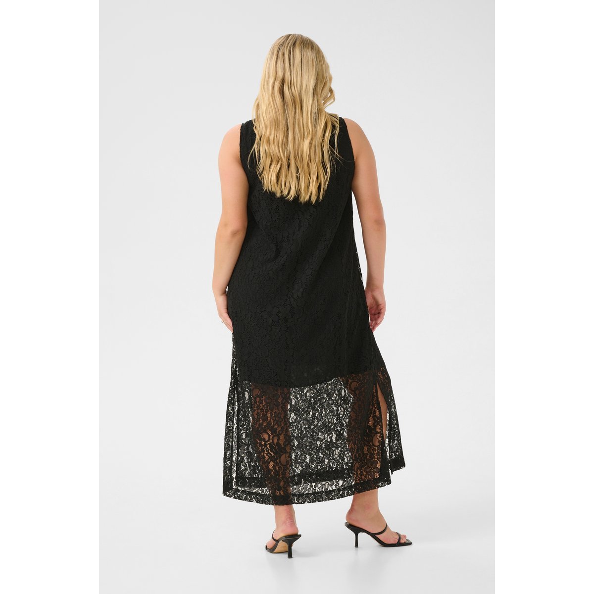 Dress noir black deep, KAFFE CURVE