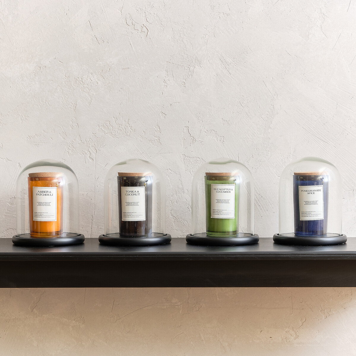 Apothecary Pomegranate Spice Jar Candle blue, SO'HOME