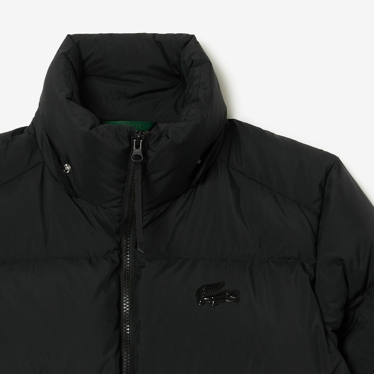 Korte donsjas met kap zwart, LACOSTE