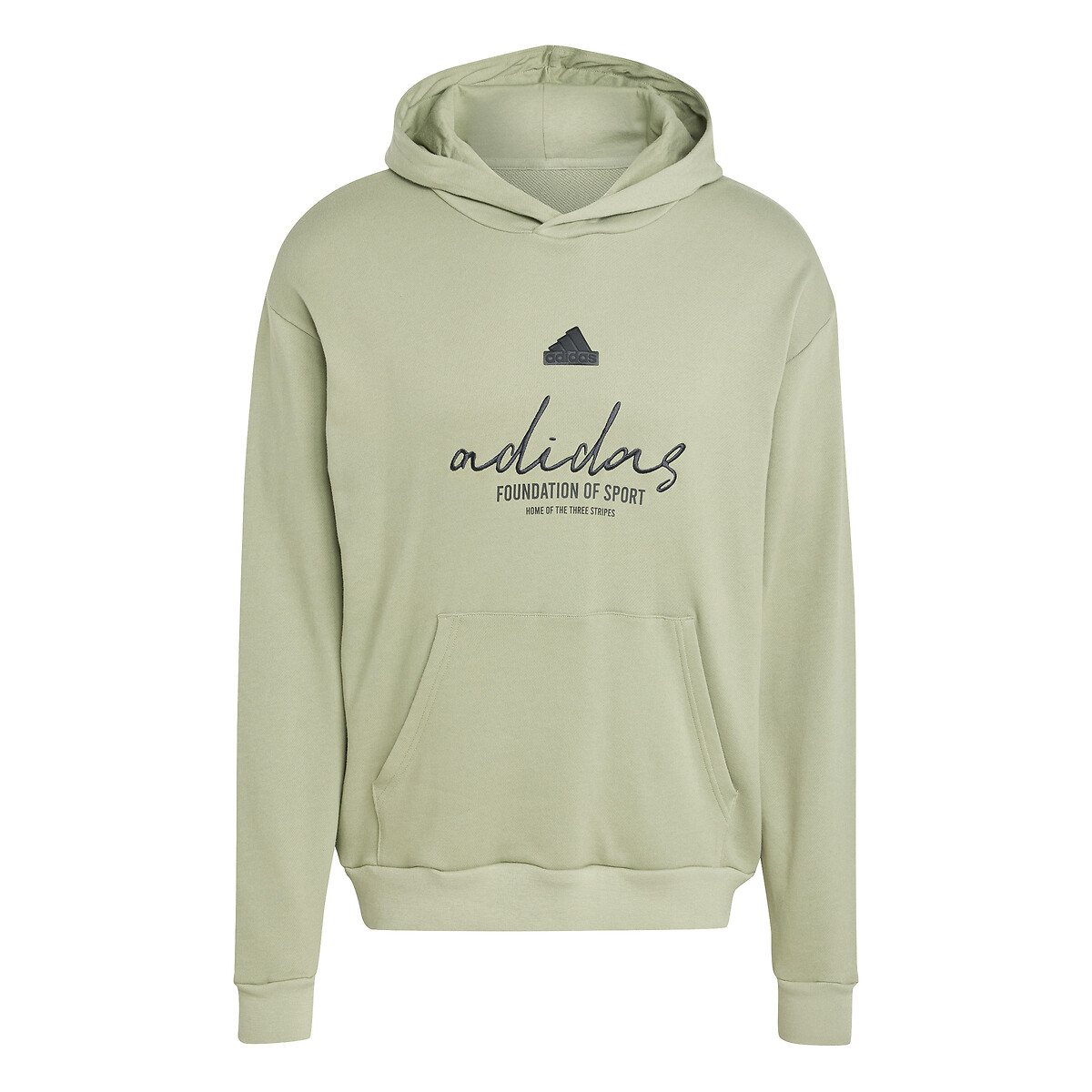 Sweat à capuche avec double logo vert kaki, ADIDAS SPORTSWEAR