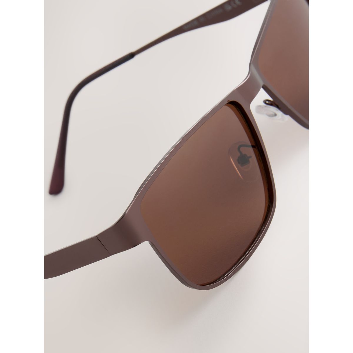 Lunettes de soleil rectangulaires marron bronze, NEXT