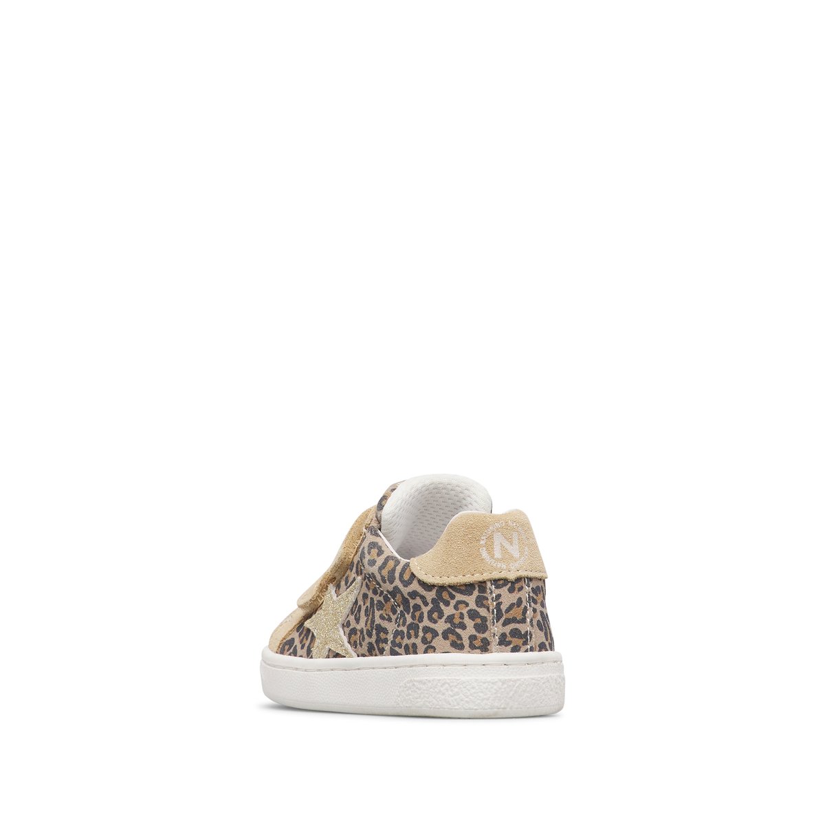 Sneakers en daim léopard PINN VL. beige-marron, NATURINO