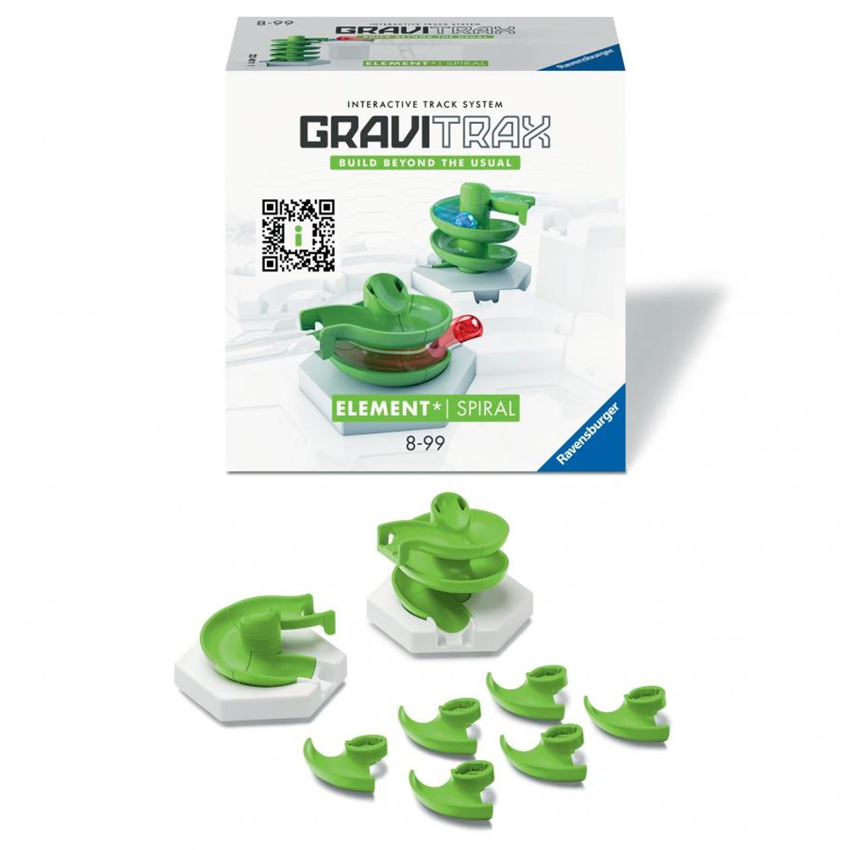 Gravitrax Élément Spirale gris, RAVENSBURGER
