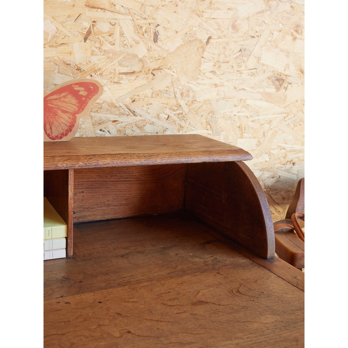Bureau ancien en bois Edouard N°713 - Bon état bois clair, DEBONGOUT