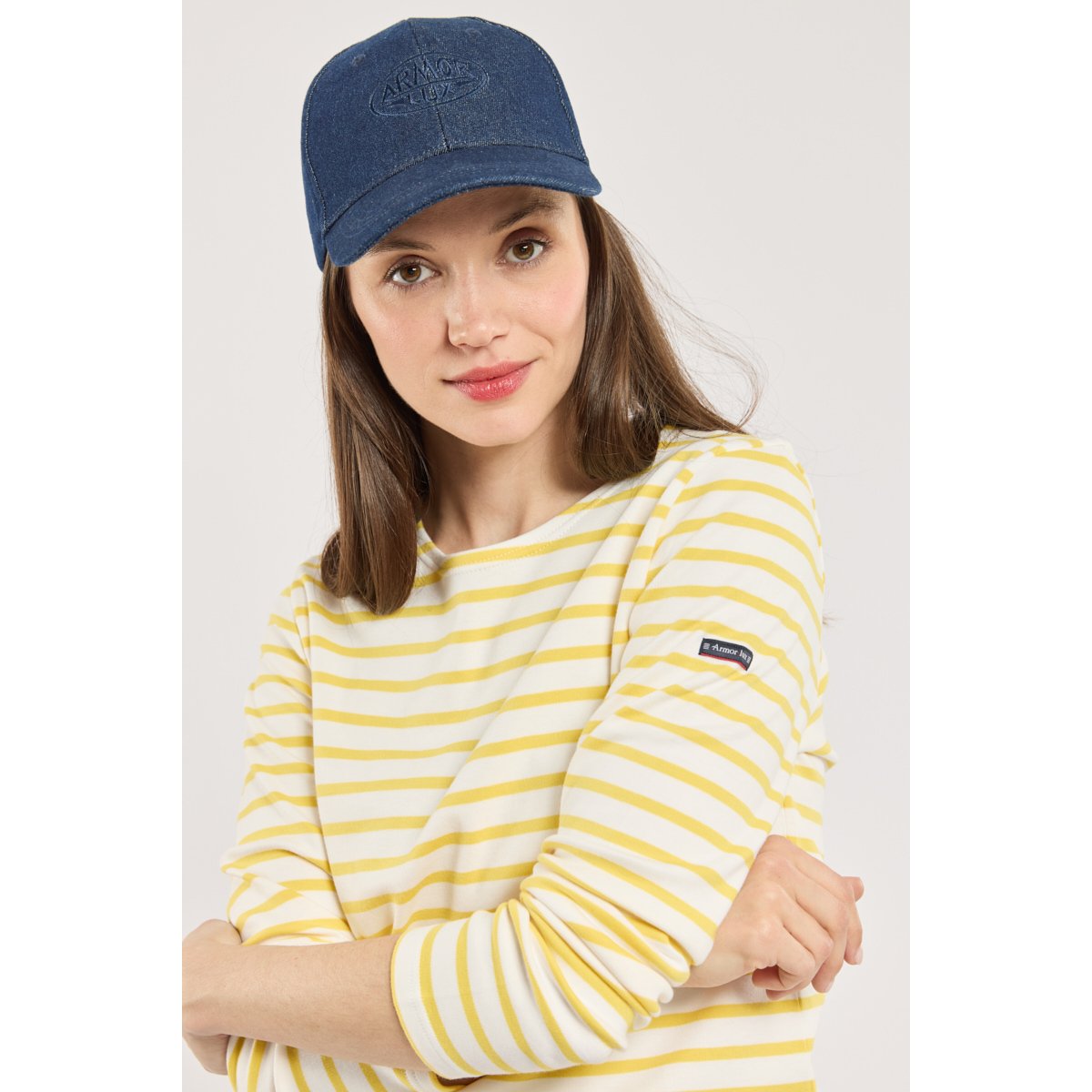 Marinière ''Lesconil'' - coton épais milk/neon yellow, ARMOR-LUX