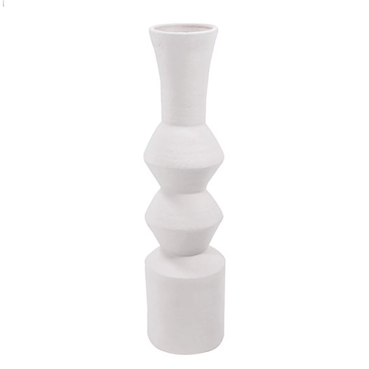 Poterie XXL en terre cuite ZAGORA A blanc, HYDILE