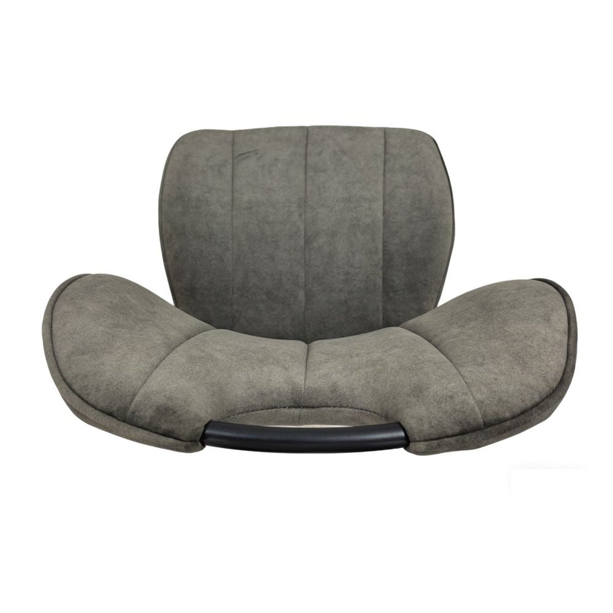 Chaise repas en tissu gris gris foncé, ZAGO