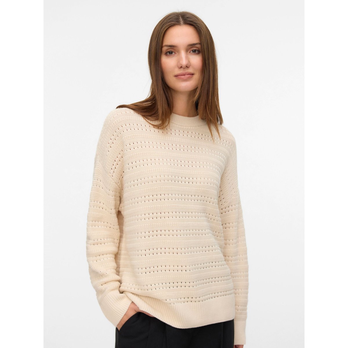 Pull En Maille birch, VERO MODA
