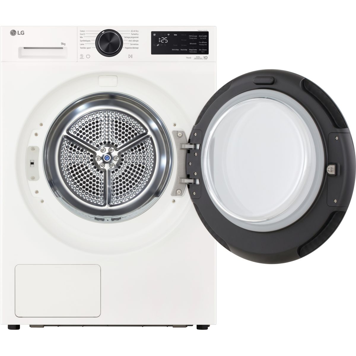 Sèche linge pompe à chaleur RH9X56WH couleur unique, LG