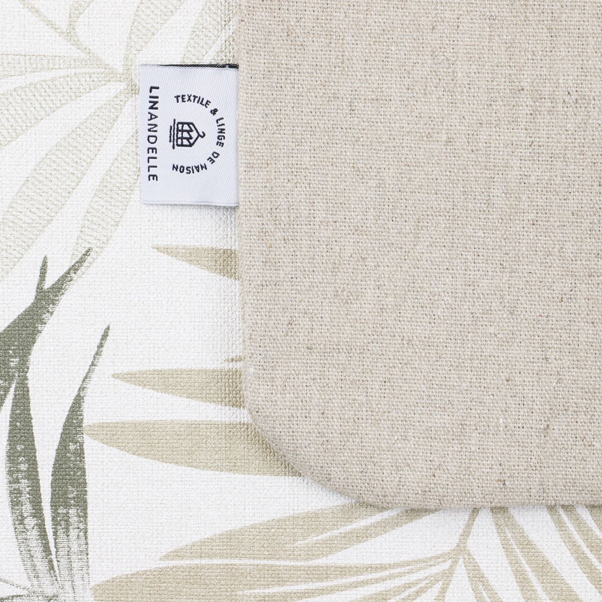 Bavoir adulte 100% lin naturel LINELLE beige, LINANDELLE