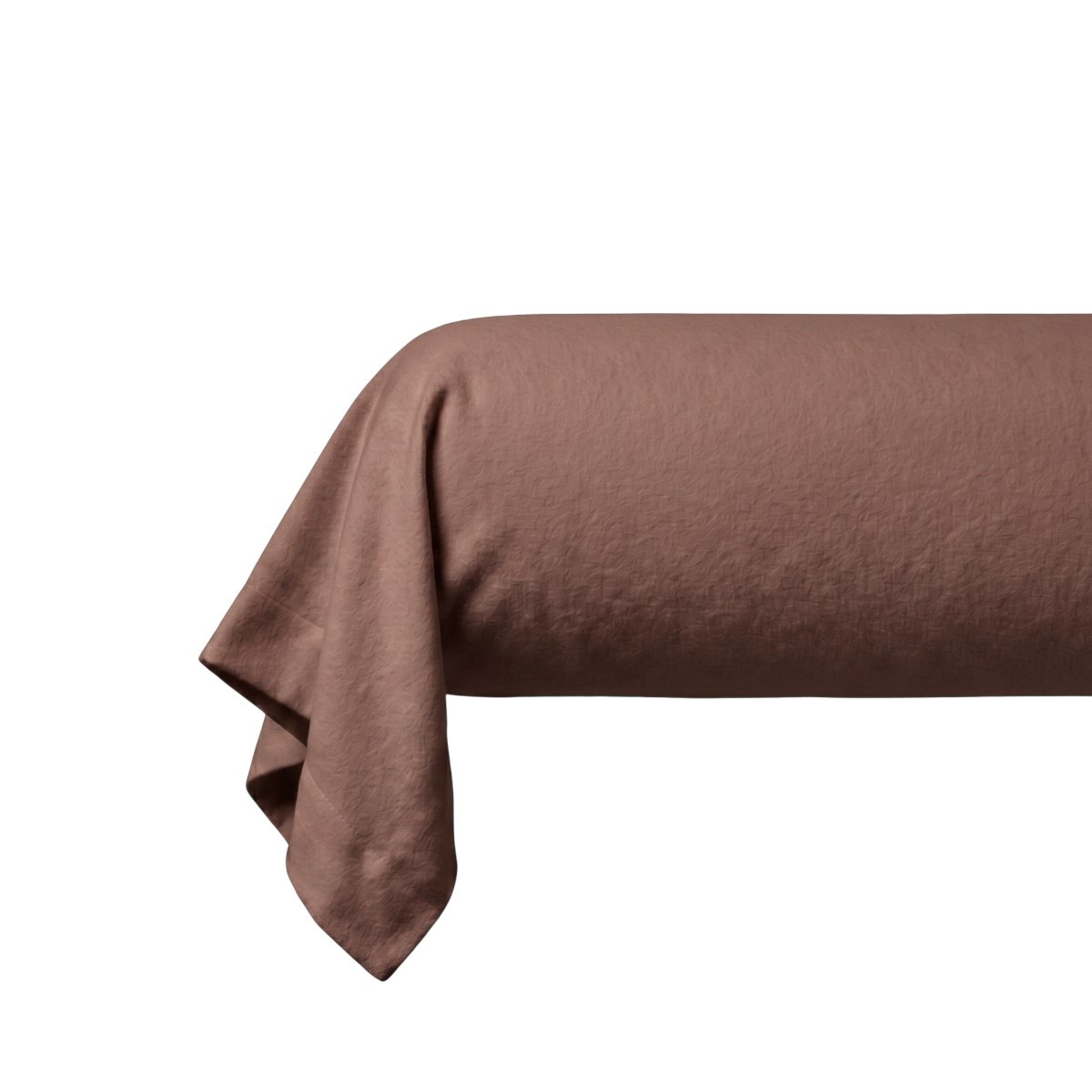 Taie De Traversin Uni Flanelle - UNIS FLANELLE brun, TRADITION DES VOSGES