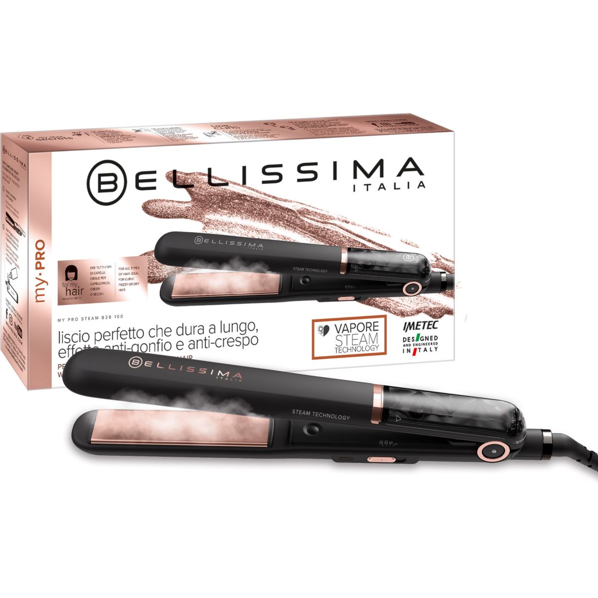 Lisseur vapeur My pro steam B28 100 couleur unique, BELLISSIMA