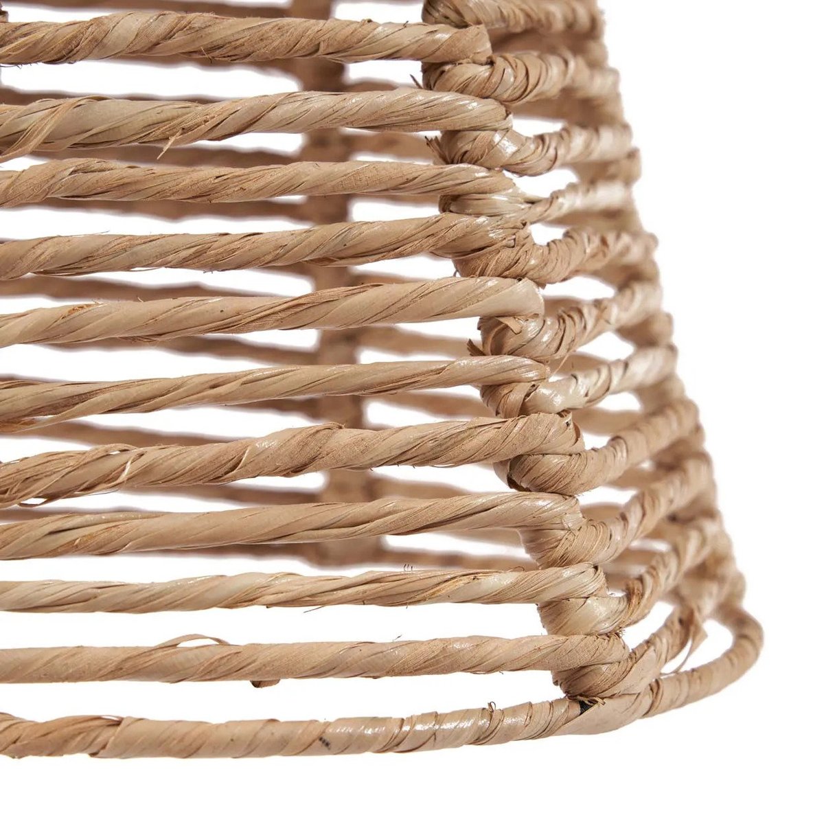 Suspension en feuille de bananier FINI beige, BAZAR BIZAR