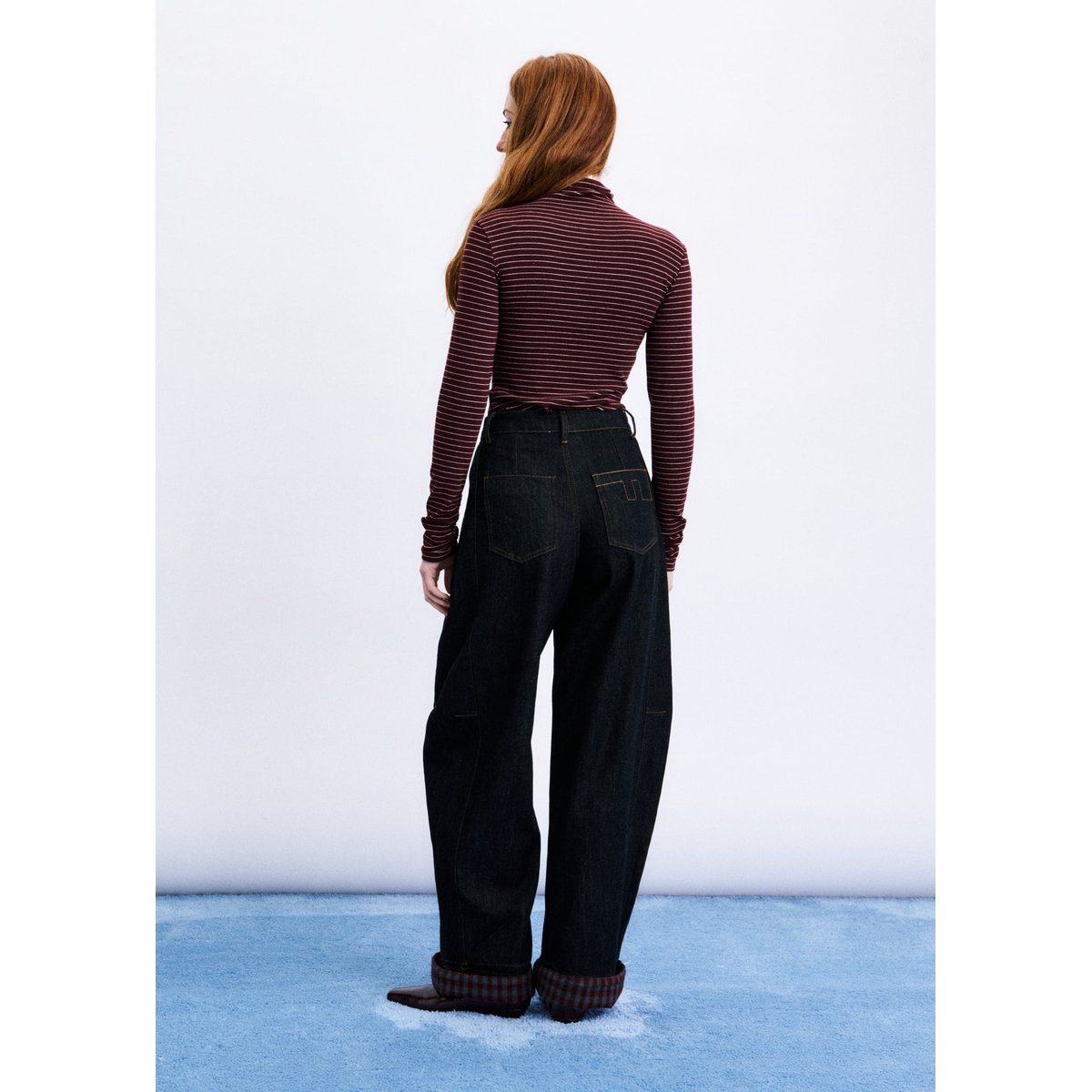 Jean Bandai en coton BANDAI bleu nuit, FRNCH