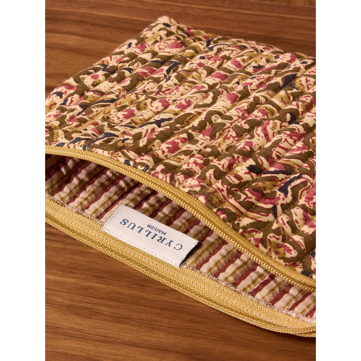 Petite trousse imprimé indien Fleurs Agra imprimé fleurs agra, CYRILLUS