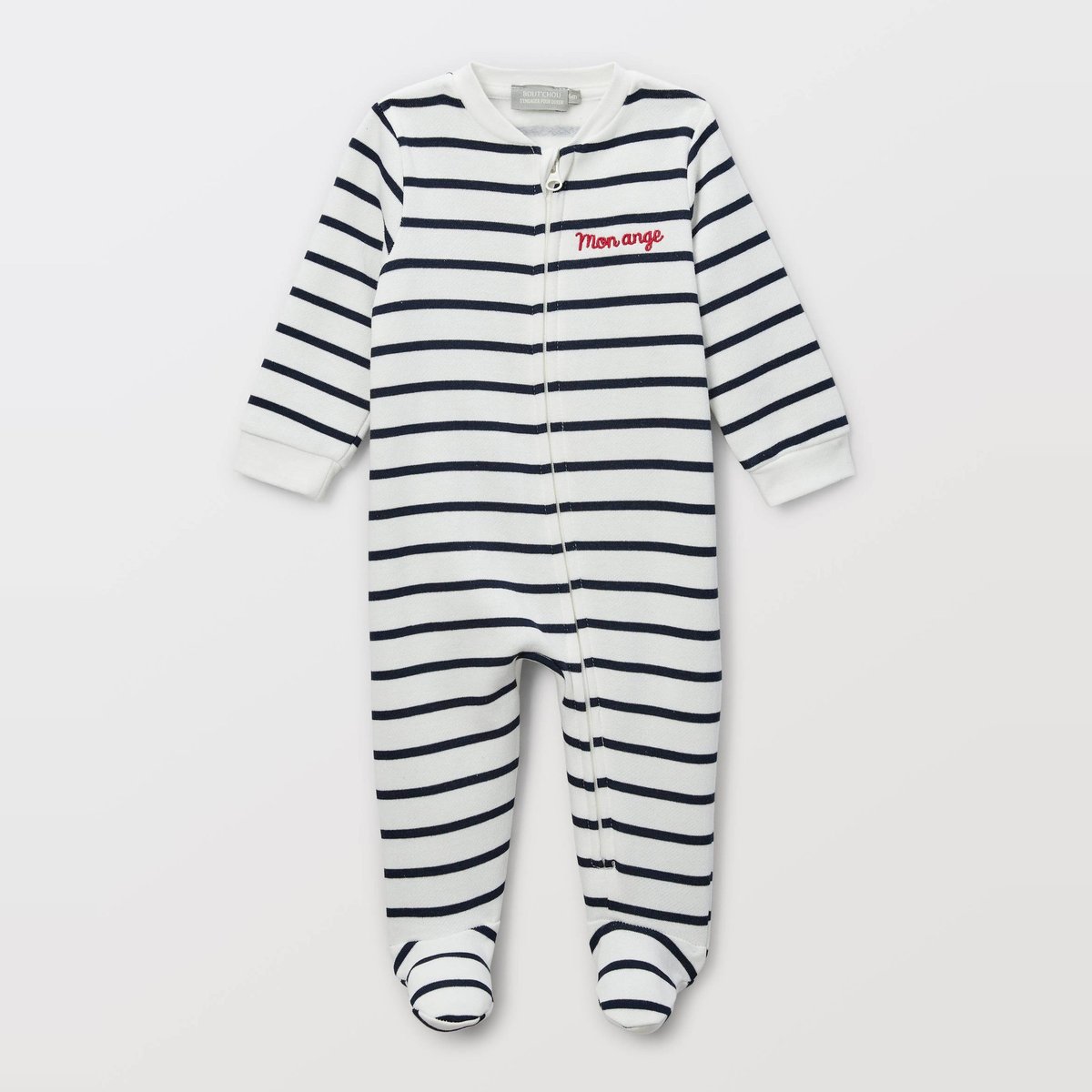 Dors-bien zippé en molleton en coton BIO GOTS nuit bebe, BOUT'CHOU