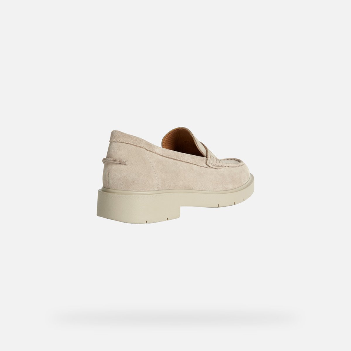 Mocassins respirants en cuir Spherica EC1 beige, GEOX