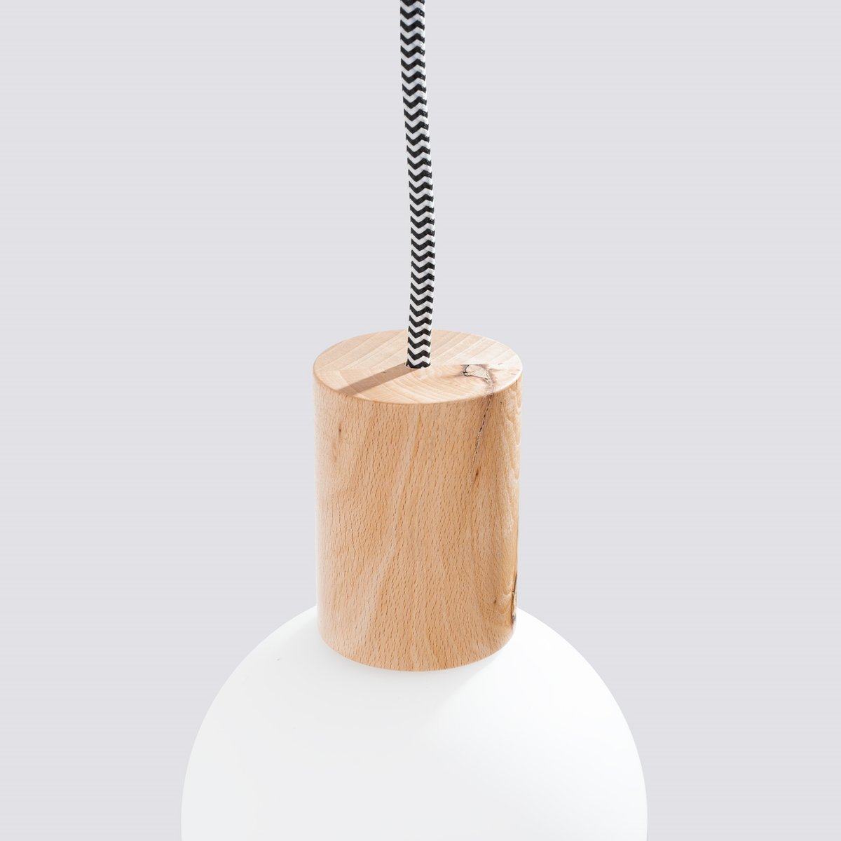 Applique Bois Bois Naturel/Blanc/Noir G9 1 Nimbi marron, EDEN