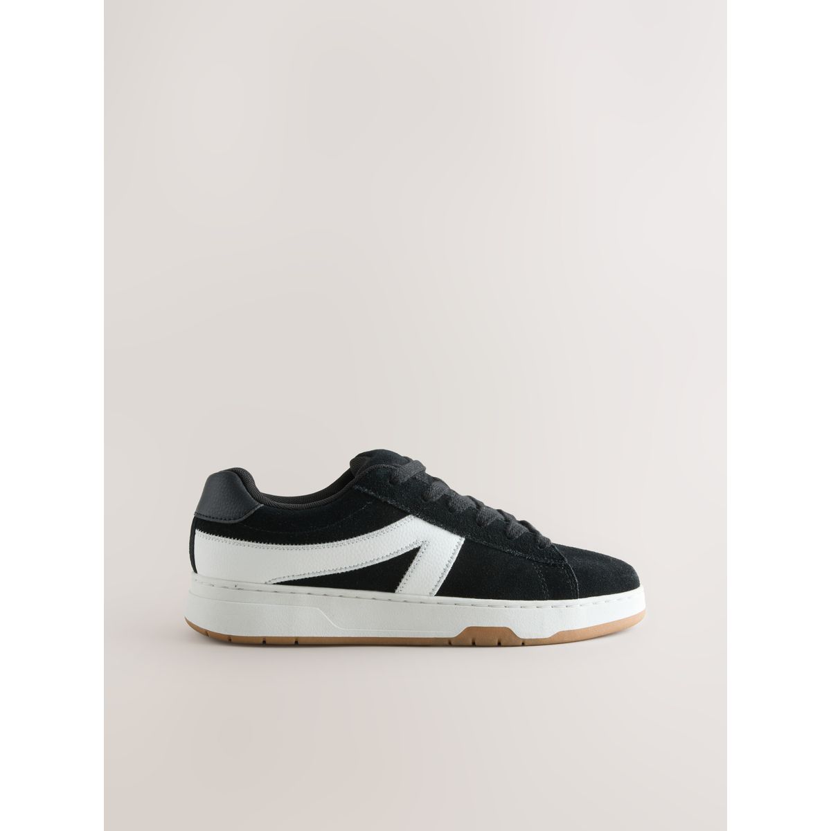 Baskets à lacets et rayures forever comfort® noir, NEXT