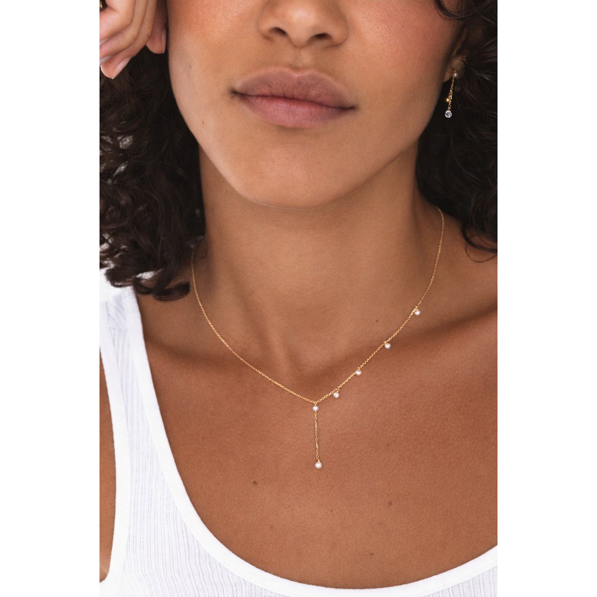 Collier Adélie - Or 750‰ - Perle de culture perle de culture, YAY PARIS